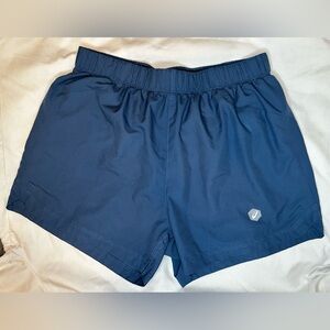 ASICS Men’s Medium Blue Running Shorts Lined Athletic Training RN#66200